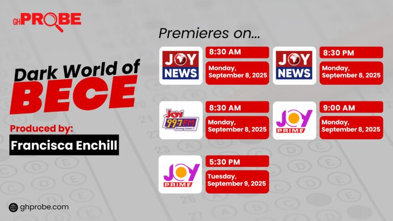 Read: Broadcast schedule for DARK WORLD OF BECE investigative piece